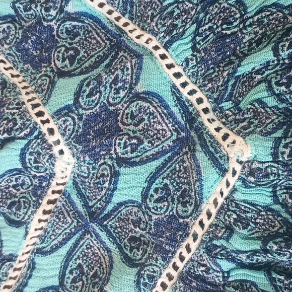 Hollister racer back patterned bohemian tank size S - Picture 6 of 7